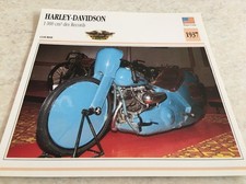 Moto Harley Davidson 1000 CM3 Record 1937 Collezione Atlas Motorcycle USA