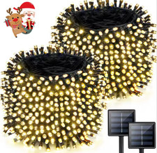 Lucine Solari LED Esterno IP65 8 Modalità Impermeabili LUCI NATALE DECORAZIONE