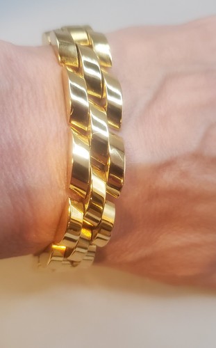 Bracciale vintage placcato oro