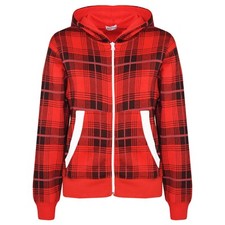 Bambine Ragazzi Rosso Scozzese