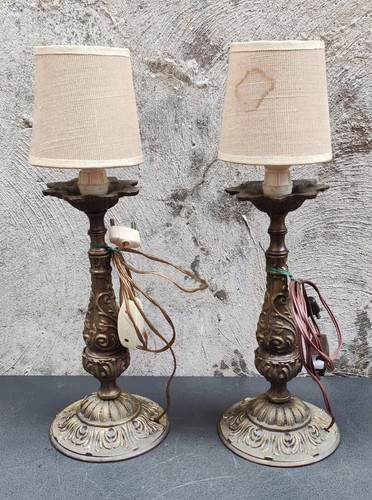 Lampade ottone con - lampade,