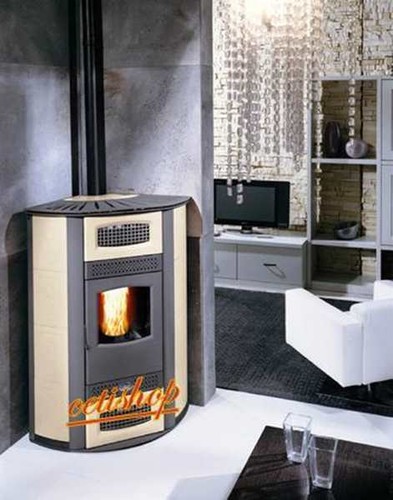 Stufa pellet angolo - stufa, a