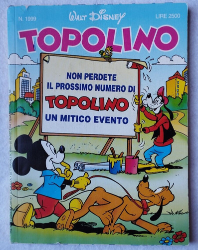 Disney topolino 1999 - disney,