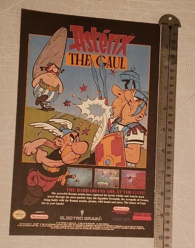 Asterix the gaul - asterix, nintendo