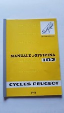Peugeot 102 50 1971 manuale officina originale ITALIANO ciclomotore workshop 