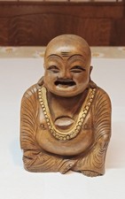 Statua Buddha In Legno Collezione 13 cm
