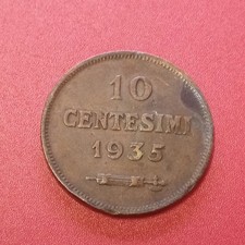 San Marino Moneta 10 Centesimi 1935