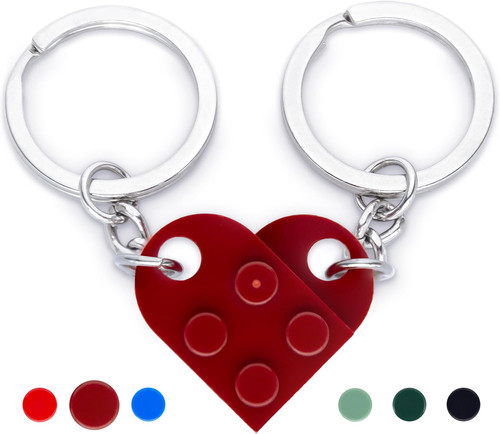 Portachiavi coppia cuore - portachiavi,