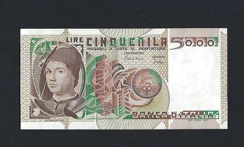 Repubblica italiana 5000 lire - italiana,