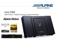 Alpine HDA-F60 Amplificatore 4 canali Stato Alta risoluzione 600 Watt RMS