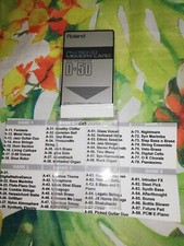 CARD ROLAND  CARD PN-D50-00  +  1  RAM  CON 64 SUONI X ROLAND D50/550