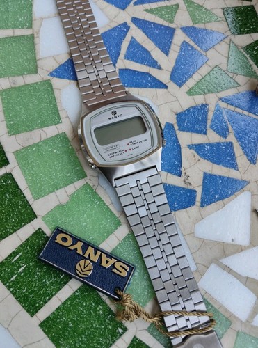 Vintage lcd digital watch - digital,