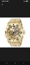 New Gold Invicta 0074 Wrist