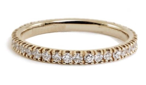 Anello veretta eternity oro