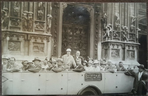 Cartolina milano con - di,