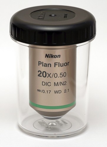 Nikon plan fluor 20x 50 - plan, 20x/0.50