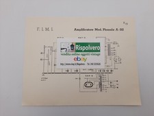 Schema Elettrico Amplificatore Mod. Phonola A-301 