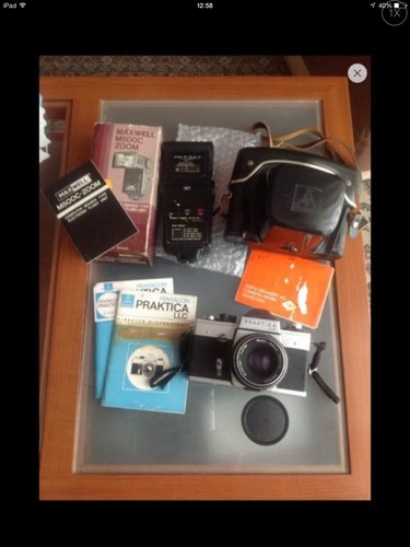 Macchina fotografica pentacon - macchina,