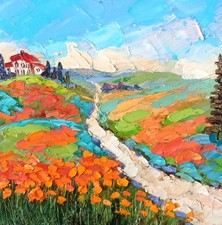 Paesaggio Dipinto Olio