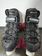 Riedell Carrera Sport Speed Skate, Sure Grip Invader 5R, Kryptonics taglia 7
