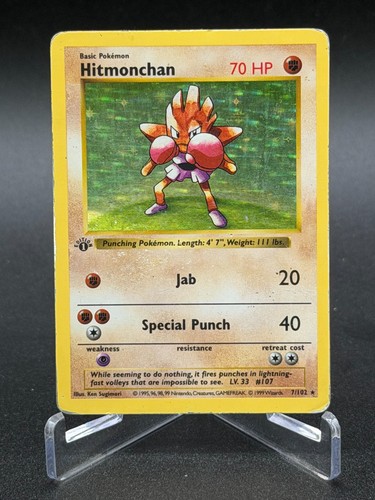 Hitmonchan 102 1st edition - 7/102,
