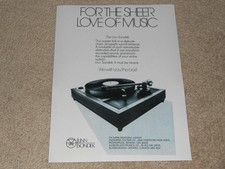 Linn Sondek Turntable Ad