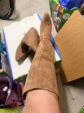 Stivali in eco camoscio