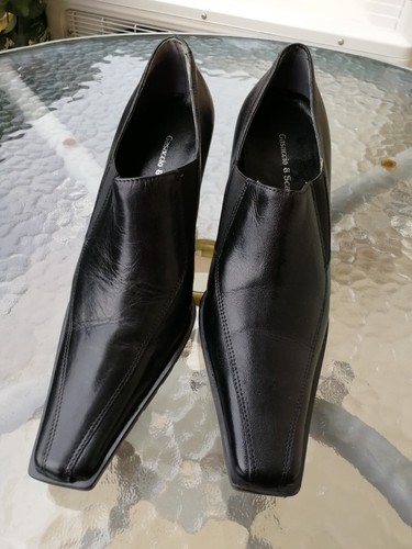 Scarpe pelle nere donna - scarpe,