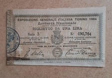 Biglietto lotteria Esposizione