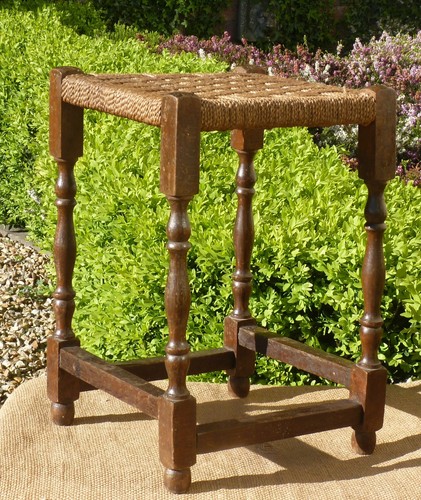 Sgabello vintage legno - vintage,