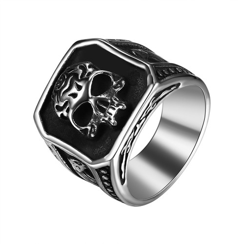 Anello uomo vintage acciaio - vintage,