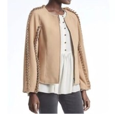 Giacca Bomber Banana Republic X Olivia Palermo Ruffle Tg XL Ufficio Accademia