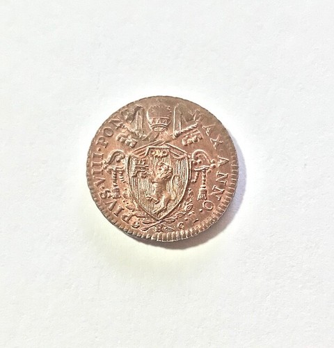Monete papali pio viii - viii,