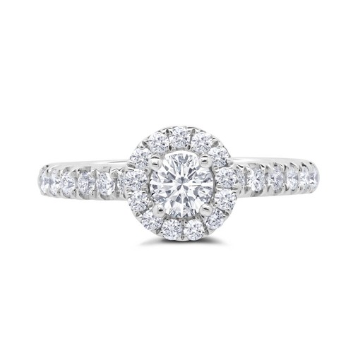 85ct 14k oro - 0.85ct, bianco