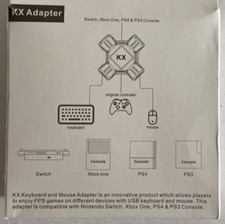 KX Adattatore per Tastiera e per Mouse - PS3 - PS4 - Xbox ONE - Switch