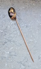 Antica spilla bastone in oro