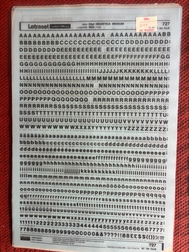 Letraset lettere istantanee - 5,