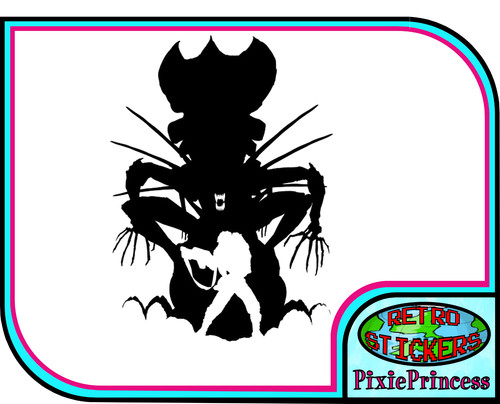 Aliens xenomorph adesivo - j,