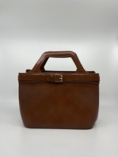 BAG LEATHER SAC BORSA PELLE BROWN MARRONE MADE IN ITALY - KELLY