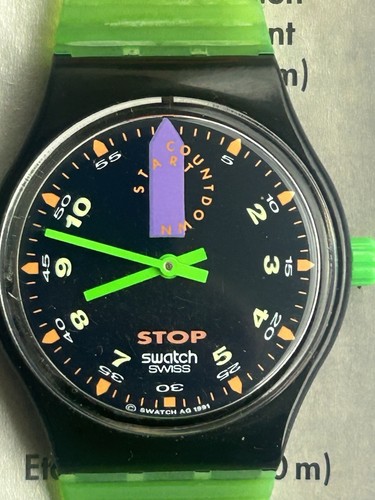 Swatch stop watch - stop,