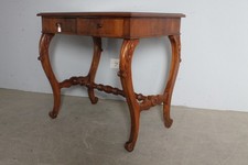 Antica scrivania scrittoio Luigi Filippo noce Toscano metà 800 restaurato .