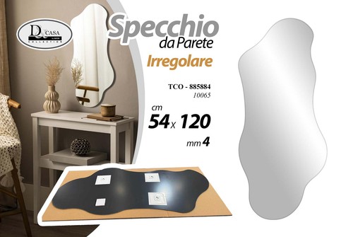 Specchio parete irregolare - da,