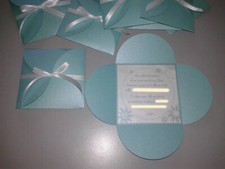 Invito "Petali" in cartoncino/carta perlata