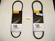 V-BELT, CONITECH CONTINENTAL 3L280LOT OF 2 EA (ITEM # 2242)