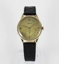 Orologio vintage Zenith 141 in oro giallo 18 kt carica manuale anni ’50