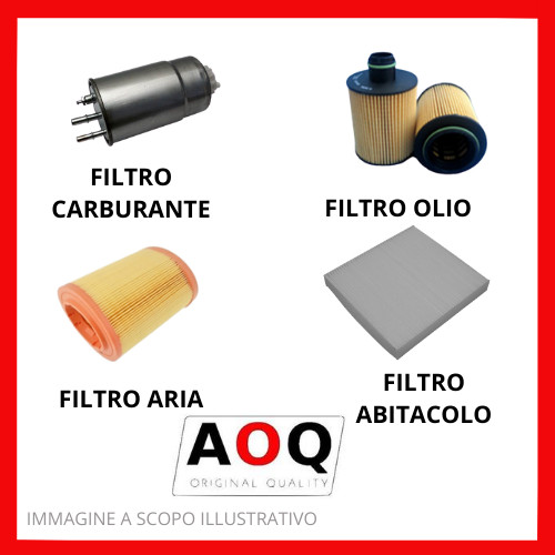 Kit tagliando filtri alfa - kit,