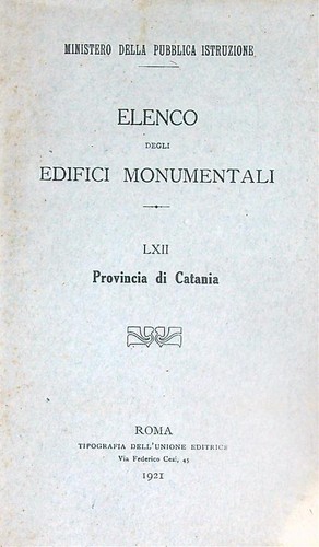 Elenco degli edifici - degli,