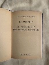 Vittorio Bersezio, IL SIGNOR TRAVETTI, Rizzoli, Milano 1961