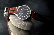 RAID MEN'S RARE RAID "NAVIGATION" MILITARY FLIGHT INSTRUMENTS STEEL WATCH 42MM