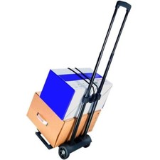 Carrellino Portapacchi Pieghevole Carrello Salvaspazio con Molla | Portata 30 Kg